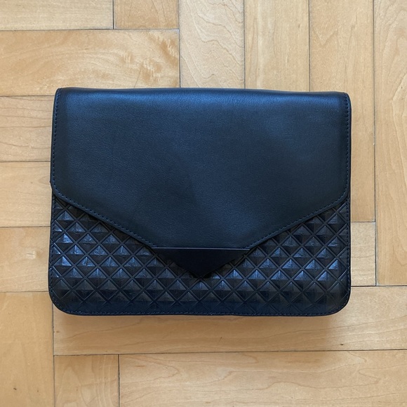 NEW Facine leather shoulder bag clutch - Picture 7 of 7